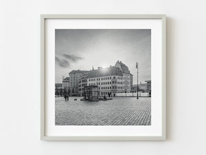 Sunset over German old building | Photo Art Print fine art photographic print
