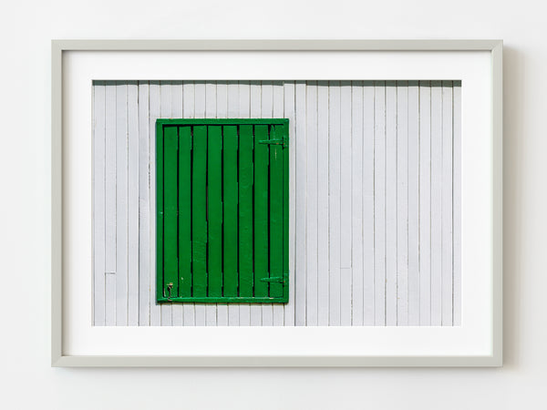 The green wooden door | Photo Art Print fine art photographic print