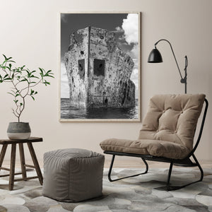 The huge bow of SS Sapona shipwreck out of the water | Photo Art Print fine art photographic print