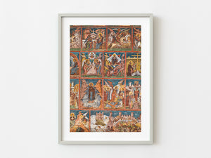 The Voronet Monastery colorful religious paintings | Photo Art Print fine art photographic print