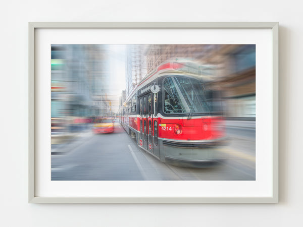 TTC Streetcar Toronto Motion Blur | Photo Art Print fine art photographic print