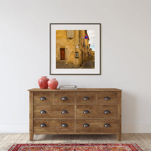 Tuscany Italy Calm Quiet Street | Photo Art Print fine art photographic print