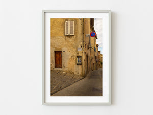 Tuscany Italy Calm Quiet Street | Photo Art Print fine art photographic print