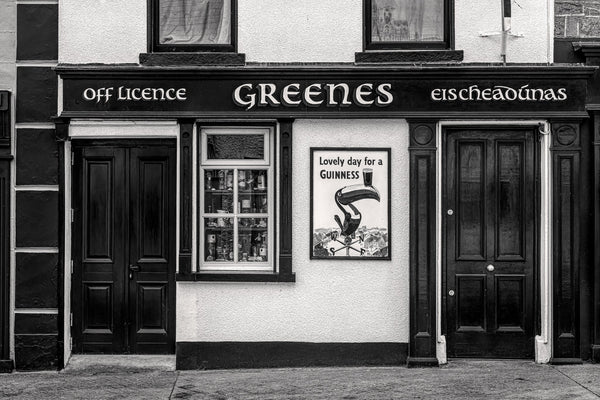 Typical pub small rural town Ireland | Photo Art Print fine art photographic print