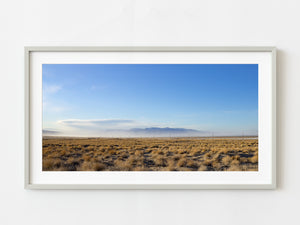 Vast open flat field California | Photo Art Print fine art photographic print