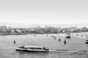 Venetian public waterbus on the Grand Canal in Venice | Photo Art Print fine art photographic print