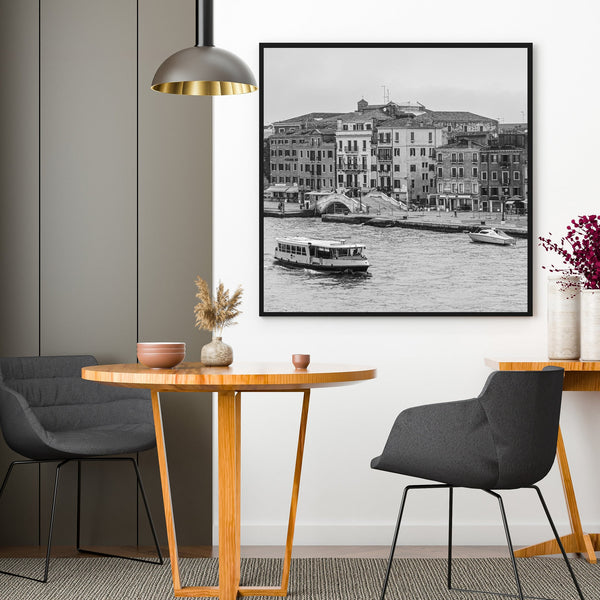 Venice along the canal | Photo Art Print fine art photographic print