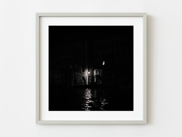 Venice Canal Doorway at Night | Photo Art Print fine art photographic print