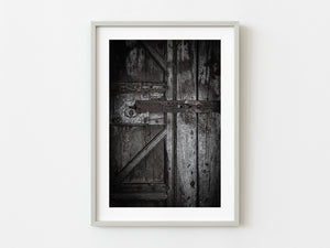 Vintage Charm and Intricate Details of Ancient Door and Lock | Photo Art Print fine art photographic print