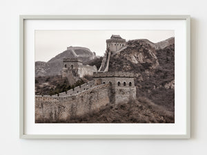 Wall of China in Black and White | Photo Art Print fine art photographic print