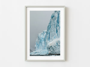 Wall of natural ice cracks in the Antarctica | Photo Art Print fine art photographic print