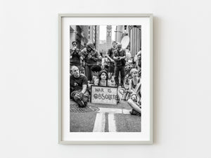 War is Obsolete protest sign at G20 Summit Toronto Canada | Photo Art Print fine art photographic print
