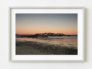 Warm Maine Coastal Community Sunset | Photo Art Print fine art photographic print