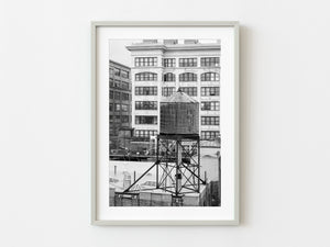 Water tower in New York City | Photo Art Print fine art photographic print