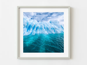 Wierd natural abstract patterns on the Antarctic iceberg | Photo Art Print fine art photographic print