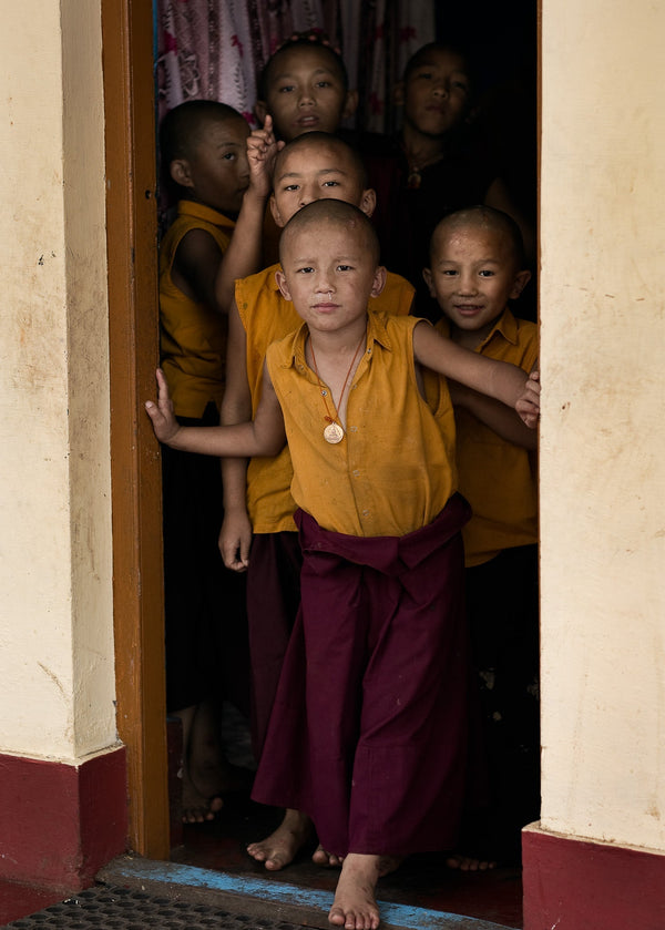 Young Buddhist Monks | Photo Art Print fine art photographic print